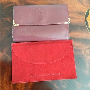 Authentic Cartier Kiss-Lock Bifold Wallet $600